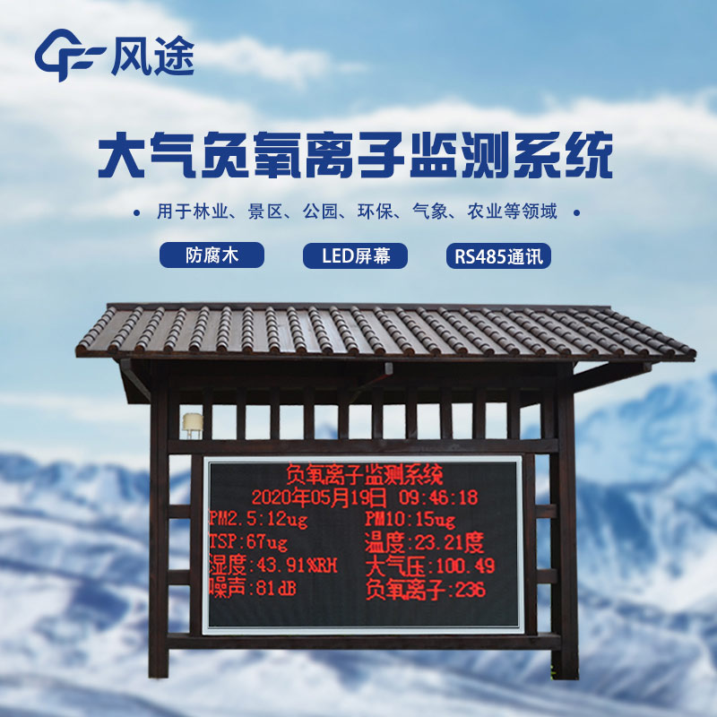 負(fù)氧離子檢測系統(tǒng)，看見空氣質(zhì)量